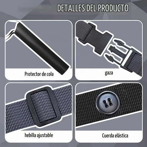 Vista 3 de 2 fundas protectoras de cola de perro para heridas, colas de perros curan manga, cuidado de heridas de perro para perros medianos y grandes