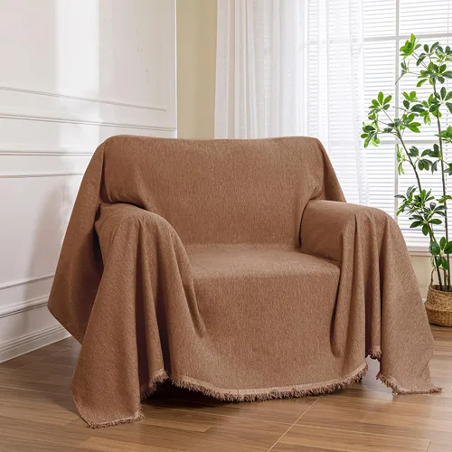 Vista 60 de MEETSKY Funda para Sofá Funda de Sofá Lavable Funda para Sofá de Dos Plazas Fundas Individuales de Chenilla para Sofá Sala de Estar Perros Protector