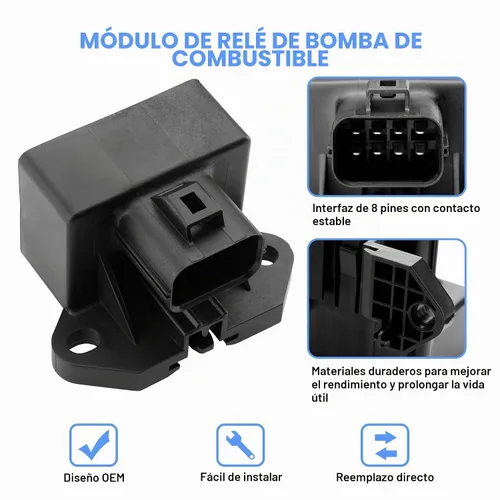 Vista 4 de FPDM 601-225 Módulo de relé de bomba de combustible, compatible con Ford F150 E250 Flex Taurus Transit Edge Escape Expedition