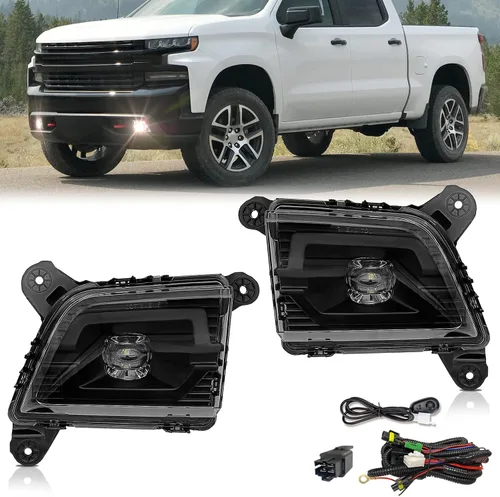 Vista 22 de Fog Lights Compatible With 2013 2014 2015 Ford Explorer Front Bumper Driving Lamp Assembly Clear Lens