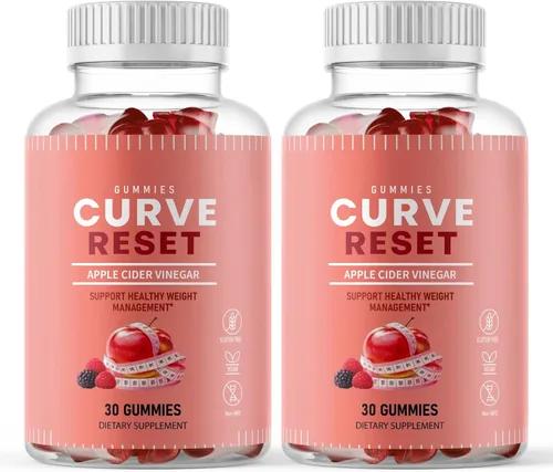 Vista 10 de Gomitas Curve Reset, suplemento de peso y bienestar, 1 paquete, 30 gomitas