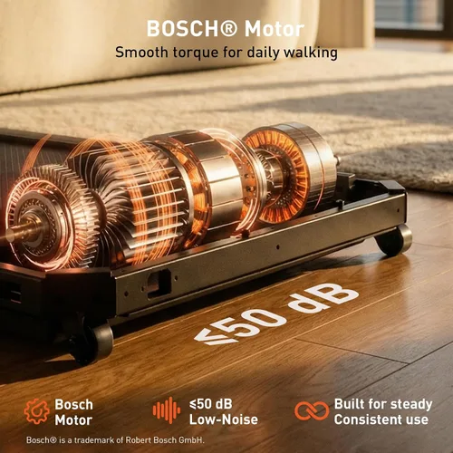 Vista 10 de Cybergoing T10 Walking Pad Treadmill Powered By Bosch®, Under Desk