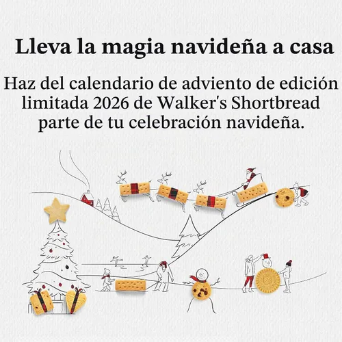 Vista 8 de Calendario de Adviento 2025 de Walker’s con galletas Shortbread de Escocia - 24 unidades (10.4 oz) - Caja de galletas de edición limitada