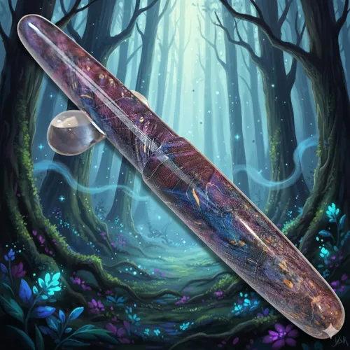 Vista 3 de Pluma estilográfica de madera estabilizada de lujo, barril de madera natural y resina hecha a mano, bolígrafo de escritura de punta fina