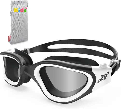 Vista 15 de ZIONOR Gafas de natación para niños, G1 MINI con protección UV, polarizadas, antivaho, para edades de 6 a 14 años Glare-Reducing Polarized Lenses