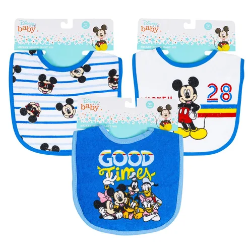 Vista 4 de Disney Mickey Mouse - Juego de regalo para bebé, regalos de baby shower para niños, neutro, paquete de 12 piezas esenciales para recién nacidos