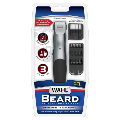Vista 9 de Wahl Groomsman Cable/Inalámbrico Cortadora De Barba Para Hombres, máquina de cortar el cabello y máquinas de afeitar, recargable para hombre Kit