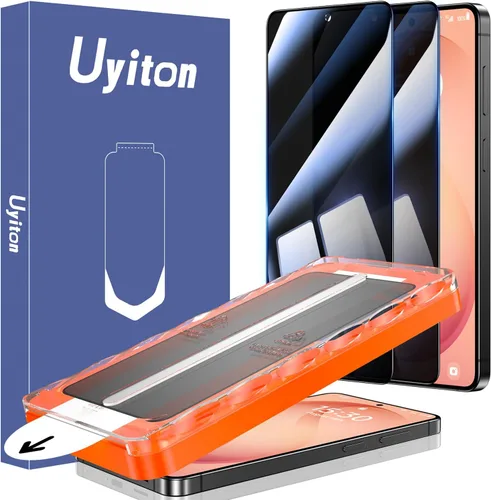 Vista 18 de Uyiton UnBreak-Glass - Protector de pantalla para Samsung Galaxy S22, soporte ultrasónico de huellas dactilares, marco de alineación automática