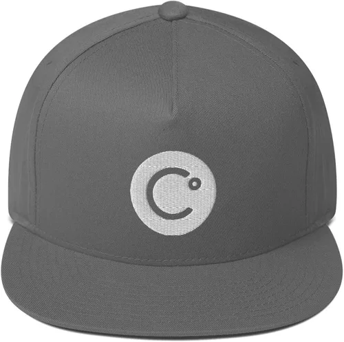 Vista 4 de Sombrero Celsius (Gorra Snapback Bill Plana Bordada) CEL Crypto