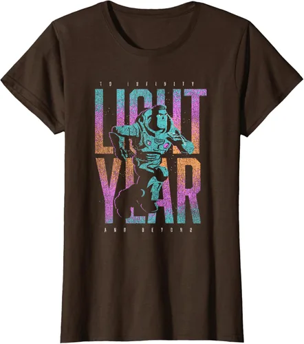 Vista 16 de Disney Pixar Lightyear Buzz Lightyear To Infinity And Beyond Camiseta, Negro