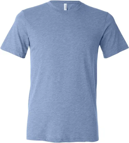 Vista 17 de Bella Canvas 3413c para hombre (1) Triblend verde + (1) Triblend rojo