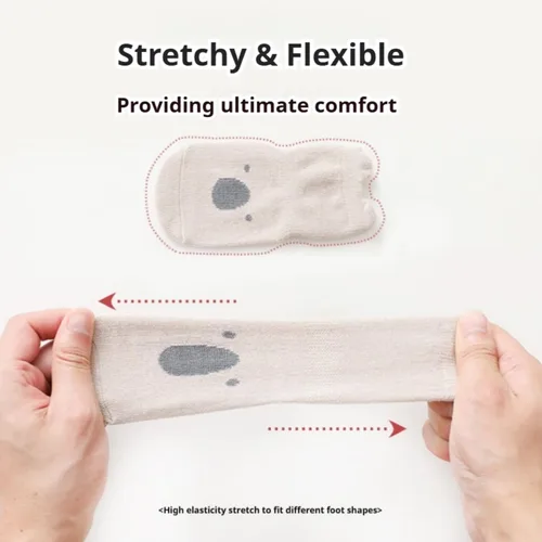 Vista 4 de Calcetines antideslizantes para recién nacidos, calcetines antideslizantes para bebés, niñas y niños, 10 pares