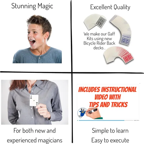 Vista 4 de Ilusiones de cartas para magos principiantes a profesionales: aparición, teletransporte, transformando milagros (Baraja Svengali azul)