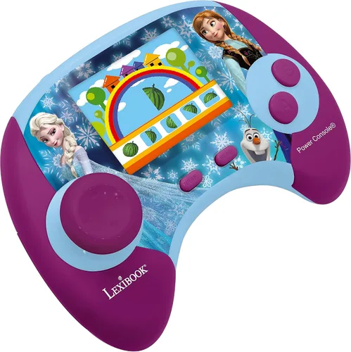 Vista 3 de Lexibook - Disney Frozen - Consola de Poder, Consola de Juegos Educativos Bilingüe Español/Inglés con 100 Actividades, JCG100FZi2 Español/Inglés