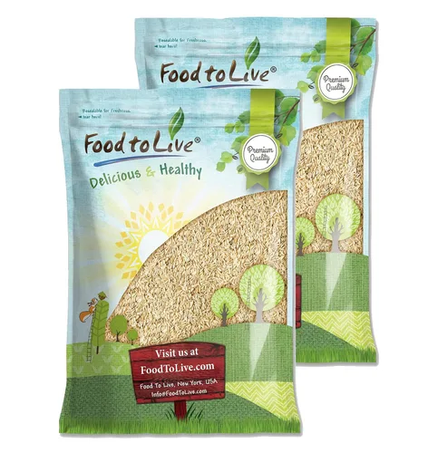 Vista 10 de Arroz integral de jazmín, 1 libra, arroz tailandés de grano entero y de grano largo, vegano, kosher, a granel. Más alto en fibra que el arroz jazmín