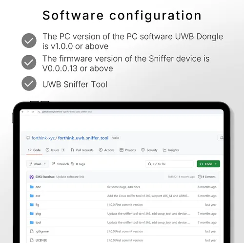 Vista 4 de Heltec UWB Dongle Sniffer Analizador de banda ultra ancha para IoT