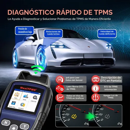 Vista 7 de Autel MaxiTPMS TS501 PRO herramienta de programación TPMS, igual que TS508, herramienta de reaprendizaje TPMS 2025 más nueva que TS501 TS408S