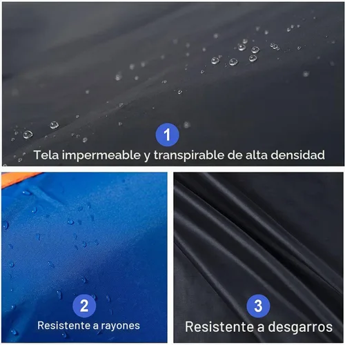 Vista 2 de Funda impermeable para cupé deportivo, impermeable, para todo tipo de clima, ajuste universal Funda para coche 1-Sedan