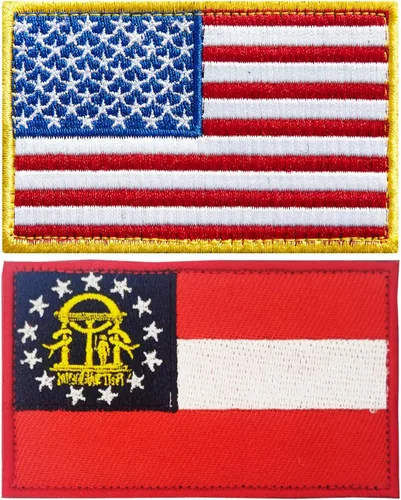 Vista 42 de stidsds Paquete de 2 parches bordados con la bandera de Estados Unidos de Alabama Alabama, bandera de Estados Unidos, bandera de Estados Unidos