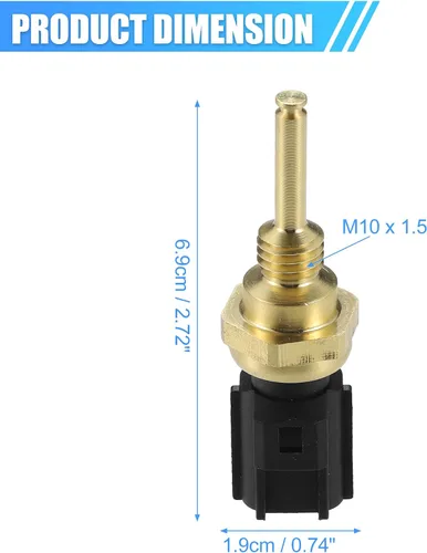 Vista 4 de uxcell Sensor de temperatura del refrigerante del motor No.3L7Z6G004BA para Ford Edge 2007-2010 Sensor de temperatura del agua