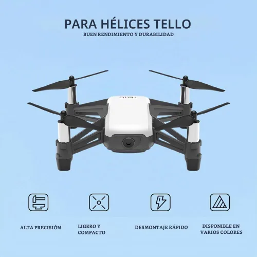 Vista 4 de Hélice de cuchilla de dron RC, 2 pares de hélice de liberación rápida de fibra de carbono