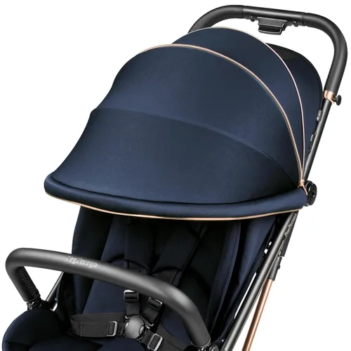 Vista 5 de Peg Perego Selfie Plus - Cochecito ligero y compacto, color azul brillante (azul y cobre)