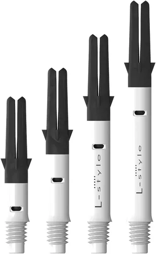 Vista 3 de L-style L-Shaft Carbon Spinning Dart Shafts – Lightweight Carbon Shafts for Soft Tip & Steel Tip Darts – Set of 3