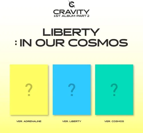 Vista 2 de DREAMUS CRAVITY - Liberty: in Our Cosmos [Ver. Liberty] (1er álbum parte 2) álbum+beneficios limitados de pedidos anticipados+CulturaRegalo coreano
