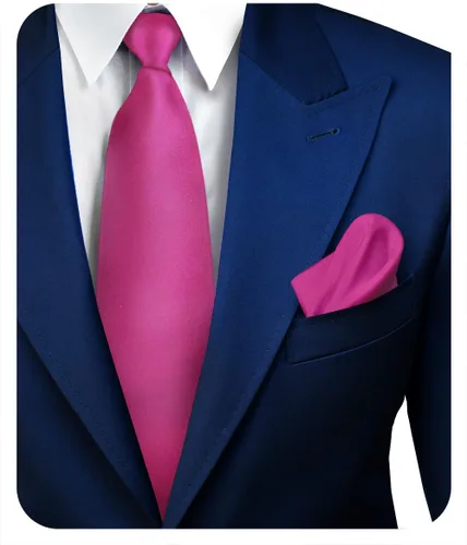 Vista 24 de Juego de corbata de satén sólido y pañuelo de bolsillo para hombre, conjunto de corbata a juego para hombre Ámbar