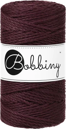 Vista 21 de Bobbiny Cordón de macramé regular de 0.118 in y 3 capas (aguamarina), 108yds/330 pies (100% algodón reciclado)