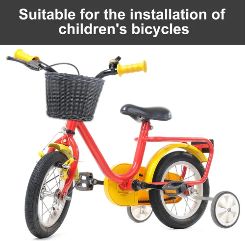 Vista 9 de Bonita cesta de bicicleta de cuero - Accesorio para manillar delantero fácil de colocar