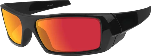Vista 2 de Dynamix Lentes de repuesto polarizadas para Oakley Gascan Fácil de instalar Ajuste perfecto Rojo fuego Fire Red