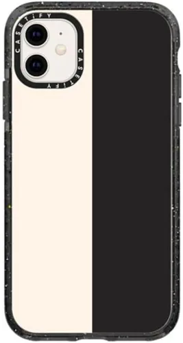 Vista 136 de Funda Impact de CASETiFY para iPhone 11 - Tiempo A Solas de Esther Kim - Negro Claro