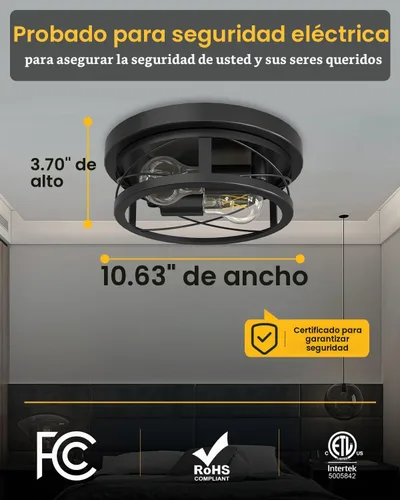 Vista 5 de Sunco Lámparas de techo de estilo granja, lámpara de techo rústica para vestíbulo, dormitorio, pasillo, cocina, sala de estar, estudio, 11 pulgadas