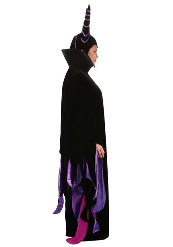 Vista 4 de Disfraz Clásico Maléfica para Mujer Talla Plus Multicolor