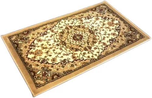 Vista 7 de Bellagio Tapete tradicional oriental para puerta, diseño 401, marfil (24 x 40 pulgadas)