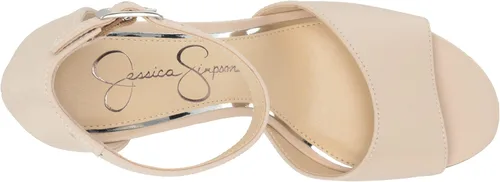 Vista 5 de Jessica Simpson Sandalias Sherron con tacón de bloque y correa al tobillo para mujer