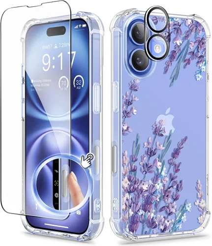 Vista 84 de GVIEWIN - Funda para iPhone 11 con protector de pantalla + protector de lente de cámara, cubierta protectora transparente suave de poliuretano