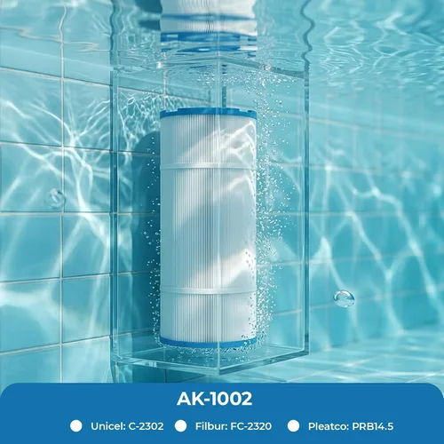 Vista 5 de Baleen Filters Filtro de piscina de 120 pies cuadrados que reemplaza a los cartuchos de filtro de piscina y spa Unicel C-8320, Pleatco PSD125