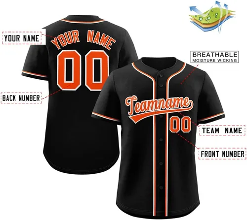 Vista 2 de Camisetas de béisbol personalizadas en blanco con botones, uniformes deportivos de equipo personalizados para hombresmujeres y niños, talla única