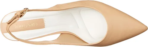 Vista 5 de Franco Sarto Zapatos de tacón bajo para mujer Racer Slingback, Cuero Beige