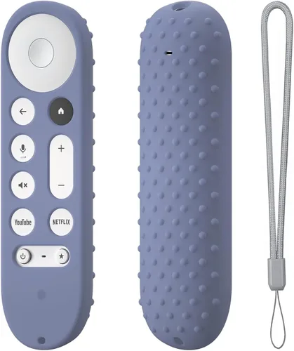 Vista 21 de Funda de silicona para Google TV Streamer 4K Google TV (4K) Voice Remote 2024 Funda de silicona antideslizante (rojo)