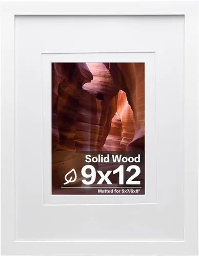 Vista 42 de Egofine - Portarretratos de 4 x 6 pulgadas, de madera maciza con plexiglás, para fotos de 3.5 x 5 con paspartú o de 4 x 6 sin paspartú, para colocar