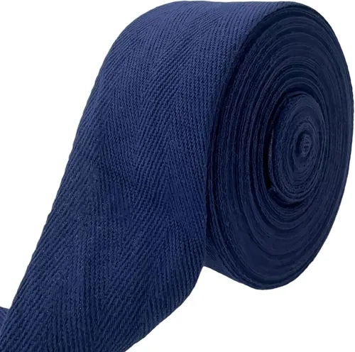 Vista 19 de Cinta de sarga de algodón natural de 2 pulgadas para coser, Home Deco -30 yardas de cinta de sarga duradera en espiga - Cinta de encuadernación