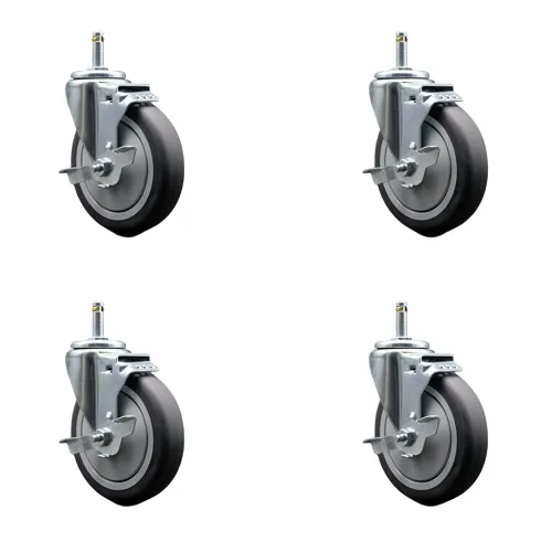 Vista 7 de Service Caster Marca – Compatible con/reemplazo para – Carritos de limpieza de conserje – Se adapta a la mayoría de carritos de limpieza Rubbermaid