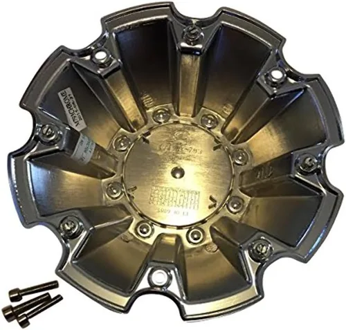 Vista 2 de M793CHROME Moto Metal MO962 Tapa central cromada de repuesto para rueda