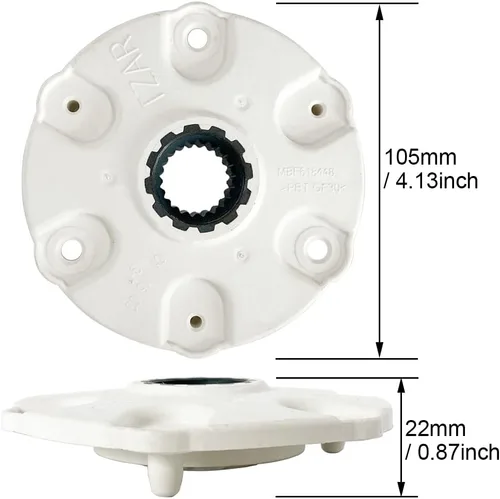 Vista 3 de MBF618448 Buje de rotor para lavadora LG Replaces PBT-GF30, 4413ER1001C, 4413ER1002A/B 4413ER1002F, 4413ER1003B, AHL72914401, AHL72914402, Washer