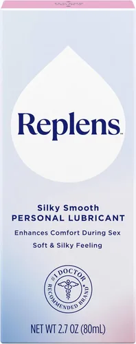 Vista 2 de Replens - Lubricante personal suave y sedoso, lubricante de silicona sin fragancia para mujeres, hombres y parejas, bienestar íntimo, deslizamiento