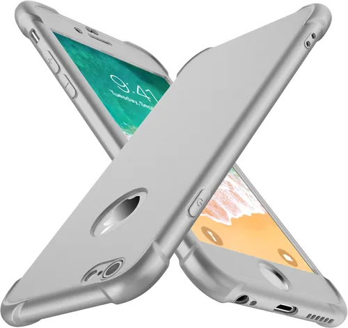 Vista 40 de ORETECH - Funda diseñada para iPhone 5/5S / SE (2016), con [2 protectores de pantalla de vidrio templado] cuerpo completo de 360° para iPhone SE