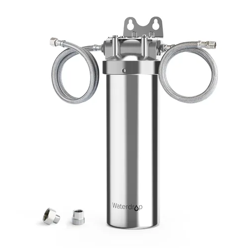 Vista 10 de Waterdrop AS08 - Sistema de filtro de agua para debajo del fregadero, filtro de agua para debajo del fregadero, 5 veces la vida útil, reduce